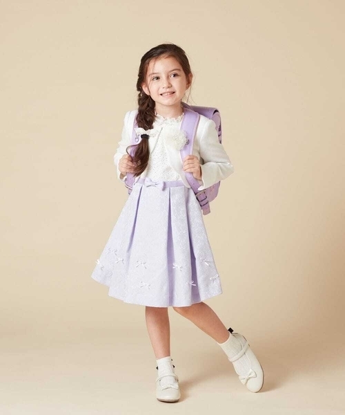 a.v.v（アーヴェヴェ）の「[18-20cm][CEREMONY STYLE]リボンバレエシューズ（その他シューズ・キッズ・ブラック/ホワイト・18/19/20）」の6枚目の写真