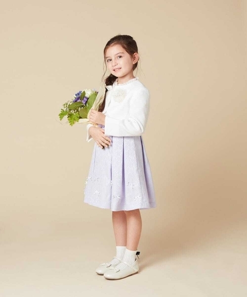 a.v.v（アーヴェヴェ）の「[18-20cm][CEREMONY STYLE]リボンバレエシューズ（その他シューズ・キッズ・ブラック/ホワイト・18/19/20）」の7枚目の写真