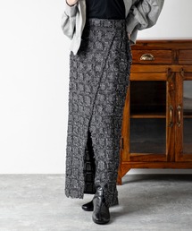 MILLION CARATS | フリンジチェックセンタースリットスカート(スカート)