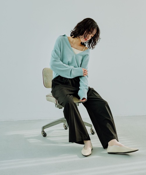 LEPSIM(レプシィム)の「Wウエストイージーパンツ 289238(その他パンツ・レディース・グレー系その他/ブラック/ベージュ/グレー・FREE)」の20枚目の写真