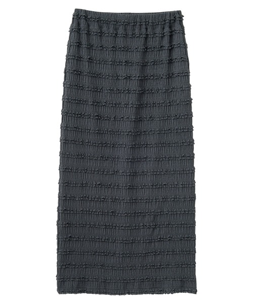 GeeRA（ジーラ）の「すっきり華奢見え！ジャガードレースタイトスカート（スカート・レディース・ブラック/アイボリー/チャコール・LARGE/X-LARGE/MEDIUM/SMALL）」の16枚目の写真