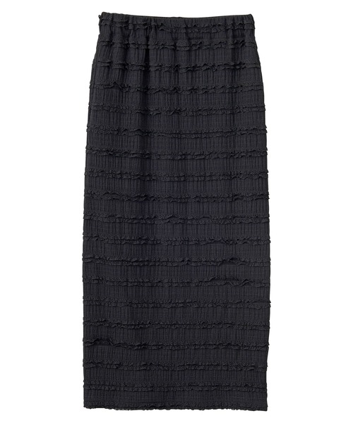 GeeRA（ジーラ）の「すっきり華奢見え！ジャガードレースタイトスカート（スカート・レディース・ブラック/アイボリー/チャコール・LARGE/X-LARGE/MEDIUM/SMALL）」の15枚目の写真