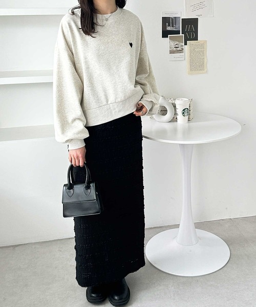 GeeRA（ジーラ）の「すっきり華奢見え！ジャガードレースタイトスカート（スカート・レディース・ブラック/アイボリー/チャコール・LARGE/X-LARGE/MEDIUM/SMALL）」の19枚目の写真