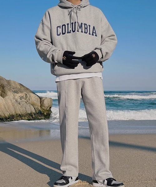 NOWLE(ノウル)の「【NOWLE】COLUMBIA ワッペン刺繍 裏起毛 プルオーバー パーカー(パーカー・メンズ・グレー/ネイビー・MEDIUM/LARGE/X-LARGE)」の8枚目の写真