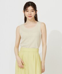 any SiS（エニィスィス）の「【洗える】チュールコンビラメ タンクトップ（タンクトップ）」