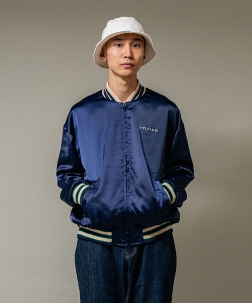 APPLEBUM(アップルバム)の「Spring Stadium Jacket(ブルゾン・メンズ・ブラック/ネイビー・X-LARGE/LARGE/MEDIUM)」の3枚目の写真