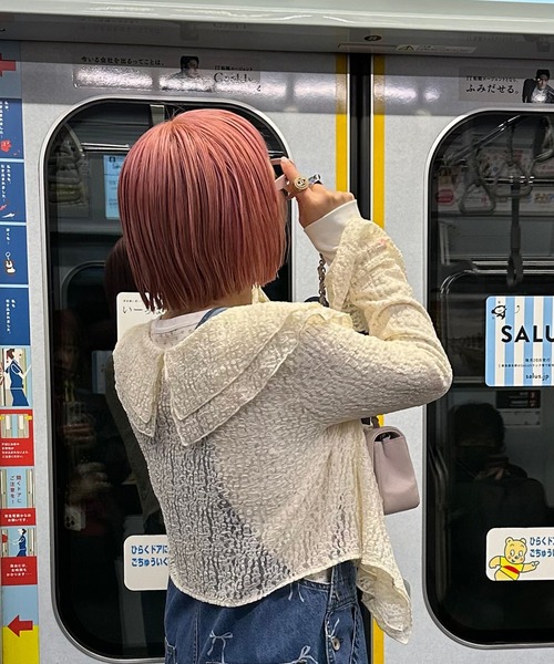 Alley Tokyo(アリートーキョー)の「フリフリレースボレロ(シャツ/ブラウス・レディース・アイボリー・FREE)」の4枚目の写真