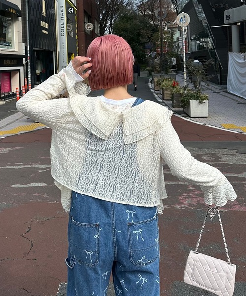 Alley Tokyo(アリートーキョー)の「フリフリレースボレロ(シャツ/ブラウス・レディース・アイボリー・FREE)」の15枚目の写真