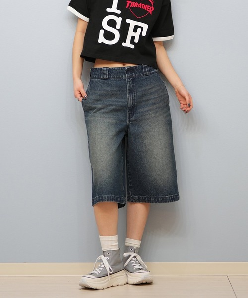 Dickies ディッキーズ デニムパンツ ハーフパンツ Dickies/ディッキーズ デニムハーフパンツ 81120600（デニム