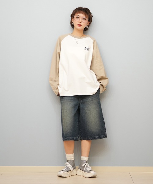 Dickies（ディッキーズ）の「Dickies/ディッキーズ デニムハーフパンツ 81120600（デニムパンツ・レディース・ライトインディゴブルー/インディゴブルー/ダークインディゴブルー・M/L）」の15枚目の写真