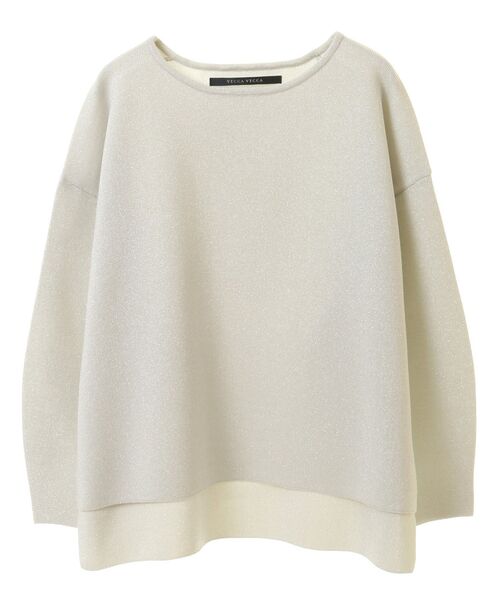 YECCA VECCA(イェッカヴェッカ)の「ラメニット(ニット/セーター・レディース・グレイッシュベージュ/ブルー/ラベンダー/イエロー・FREE)」の22枚目の写真