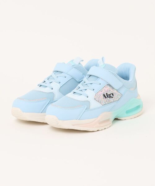 algy（アルジー）の「ALGY / ラメ入り カラー ボリュームスニーカー（スニーカー・キッズ・サックスブルー/ブラック/ホワイト・24.0cm/23.0cm/22.0cm/21.0cm/20.0cm）」の3枚目の写真