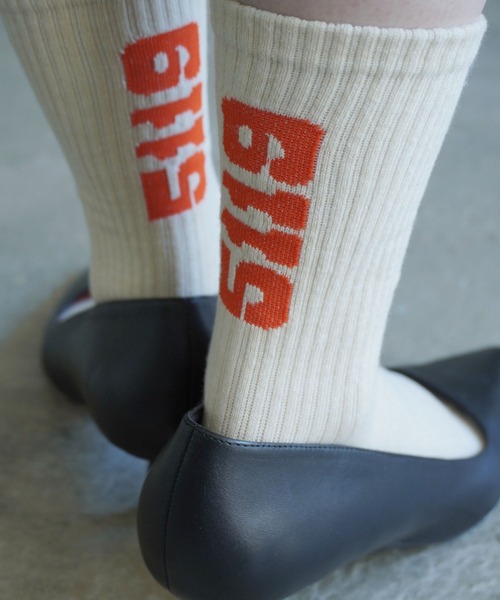 G.V.G.V.（ジーヴィージーヴィー）の「NUMBERING SOCKS（ソックス/靴下・レディース・ベージュ/ホワイト・M/L）」の8枚目の写真