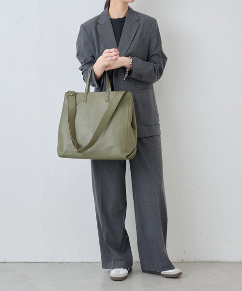 ★美品★百貨店購入【russet】ラシット　トートバッグ　保管袋付 楽天市場】ラシット シンプルデザイン トートバッグ レザー