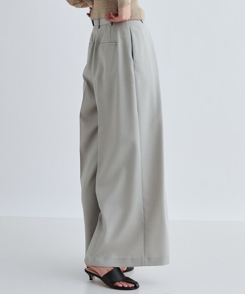 GALLEST（ギャレスト）の「タックワイドパンツ（その他パンツ・レディース・ダークグレー/ベージュ・36/38/40）」の7枚目の写真