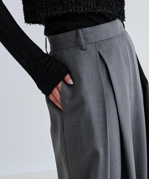 GALLEST（ギャレスト）の「タックワイドパンツ（その他パンツ・レディース・ダークグレー/ベージュ・36/38/40）」の16枚目の写真