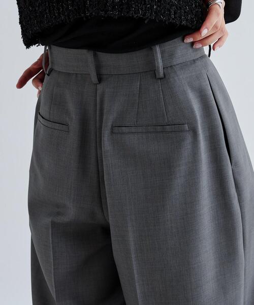 GALLEST（ギャレスト）の「タックワイドパンツ（その他パンツ・レディース・ダークグレー/ベージュ・36/38/40）」の17枚目の写真