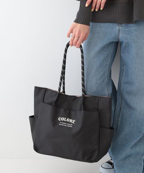 SHOO・LA・RUE(シューラルー)の「ロープハンドルトートバッグ(トートバッグ・レディース・ナチュラル/ブルー/ブラック・00)」の1枚目の写真