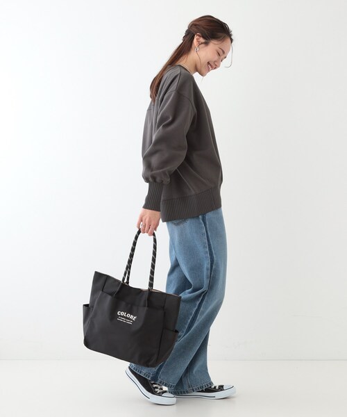 SHOO・LA・RUE(シューラルー)の「ロープハンドルトートバッグ(トートバッグ・レディース・ナチュラル/ブルー/ブラック・00)」の5枚目の写真