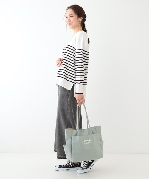 SHOO・LA・RUE(シューラルー)の「ロープハンドルトートバッグ(トートバッグ・レディース・ナチュラル/ブルー/ブラック・00)」の9枚目の写真