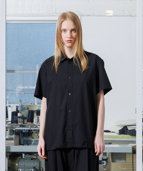 VOAAOV(ヴォアーブ)の「【VOAAOV】T/R TYPEWRITER Short Sleeve Shirt(シャツ/ブラウス・メンズ・チャコールグレー/グレー/ブラック・2/1)」の2枚目の写真