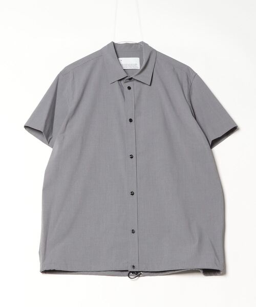VOAAOV(ヴォアーブ)の「【VOAAOV】T/R TYPEWRITER Short Sleeve Shirt(シャツ/ブラウス・メンズ・チャコールグレー/グレー/ブラック・2/1)」の10枚目の写真