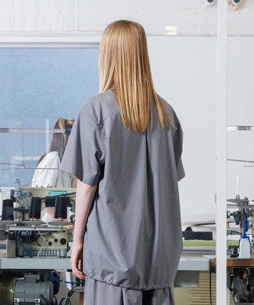 VOAAOV(ヴォアーブ)の「【VOAAOV】T/R TYPEWRITER Short Sleeve Shirt(シャツ/ブラウス・メンズ・チャコールグレー/グレー/ブラック・2/1)」の7枚目の写真