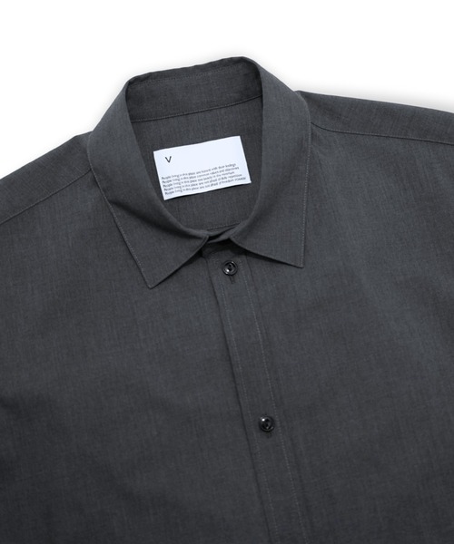 VOAAOV(ヴォアーブ)の「【VOAAOV】T/R TYPEWRITER Short Sleeve Shirt(シャツ/ブラウス・メンズ・チャコールグレー/グレー/ブラック・2/1)」の16枚目の写真