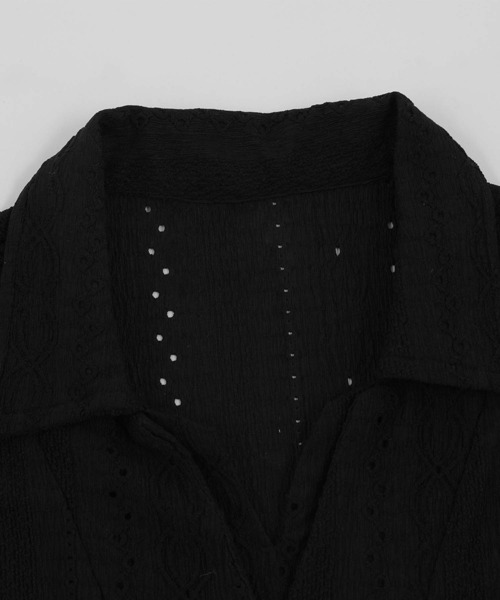 aimoha(アイモハ)の「【aimoha neo】Essential Tone Relaxed Shirt (SS)(シャツ/ブラウス・メンズ・ホワイト/ブラック・MEDIUM/LARGE/X-LARGE/XX-LARGE)」の12枚目の写真