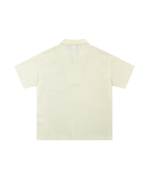 aimoha(アイモハ)の「【aimoha neo】Essential Tone Relaxed Shirt (SS)(シャツ/ブラウス・メンズ・ホワイト/ブラック・MEDIUM/LARGE/X-LARGE/XX-LARGE)」の4枚目の写真