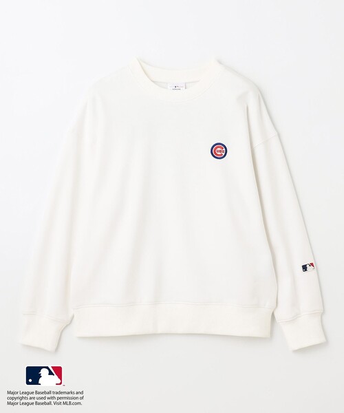 ANY(エニィ)の「MLB/メジャーリーグベースボール クルーネックスウェット(Tシャツ/カットソー・レディース・ライトグレー系/ホワイト系/ネイビー系・F)」の12枚目の写真