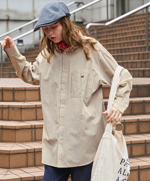 MONO-MART LADY'S(モノマートレディース)の「長袖シャツ(シャツ/ブラウス・レディース・オレンジ・M)」の2枚目の写真