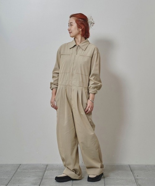 Twill Zip Combinaison（つなぎ/オールインワン）｜TODAYFUL（トゥデイ