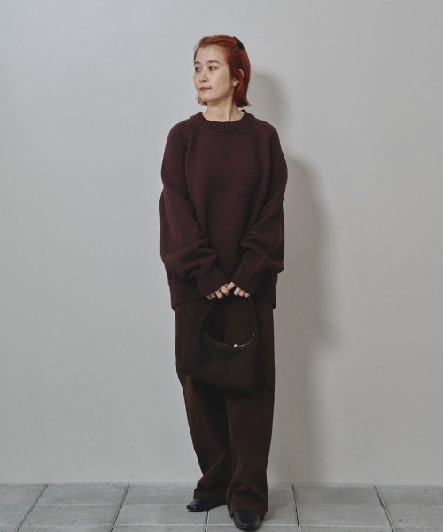 TODAYFUL(トゥデイフル)の「【TODAYFUL/トゥデイフル】Round Leather Bag/ラウンドレザーバッグ(ハンドバッグ・レディース・ダークブラウン・FREE)」の19枚目の写真