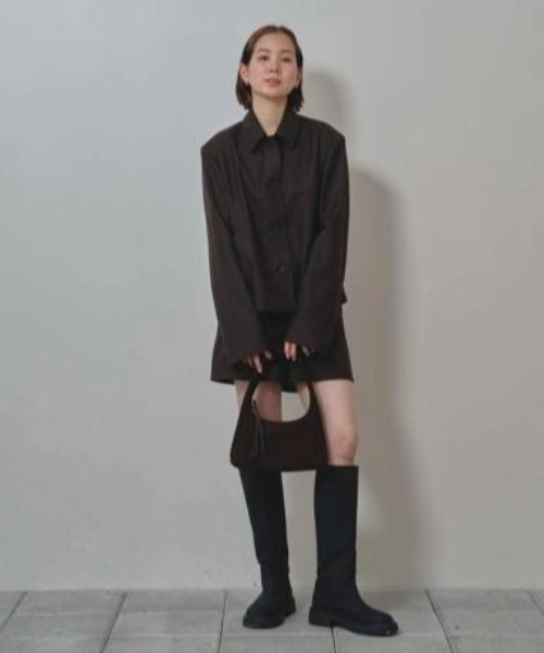 TODAYFUL(トゥデイフル)の「【TODAYFUL/トゥデイフル】Round Leather Bag/ラウンドレザーバッグ(ハンドバッグ・レディース・ダークブラウン・FREE)」の21枚目の写真