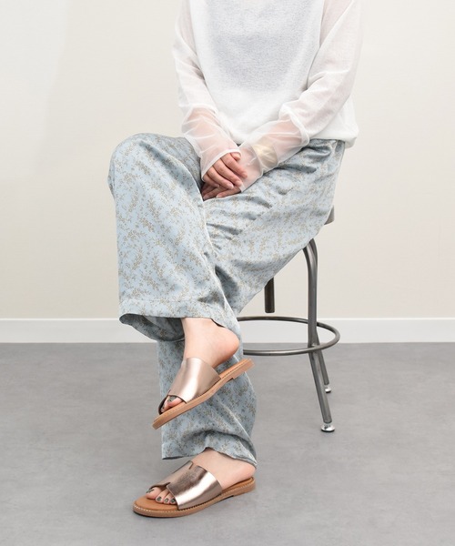 inter-chaussures(インターショシュール)の「【Tamaris】フラットミュールサンダル(455700)(サンダル・レディース・ゴールド・36/37/38/39)」の7枚目の写真