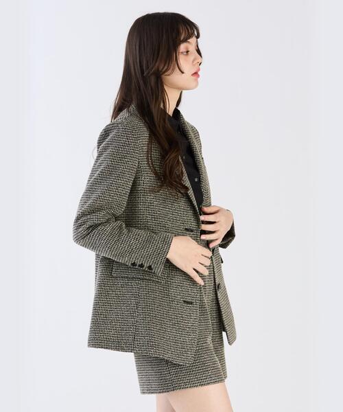 To b. by agnes b.（トゥービーバイアニエスベー）の「ブークレヴィシーベスト（テーラードジャケット・レディース・ブラック・36/38/40）」の3枚目の写真