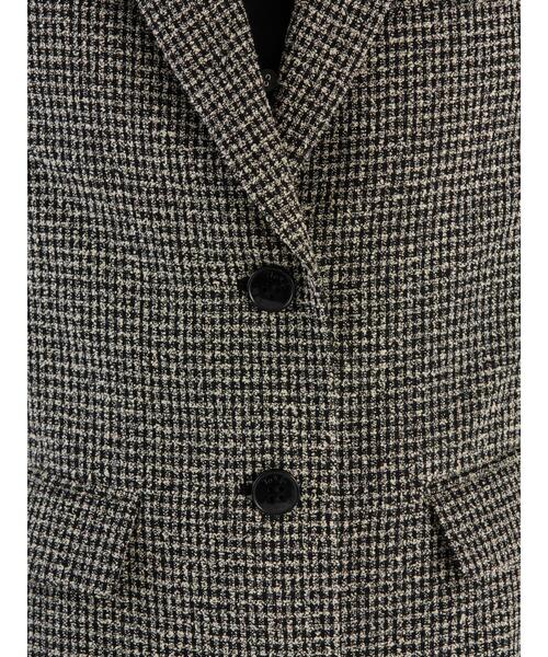 To b. by agnes b.（トゥービーバイアニエスベー）の「ブークレヴィシーベスト（テーラードジャケット・レディース・ブラック・36/38/40）」の6枚目の写真