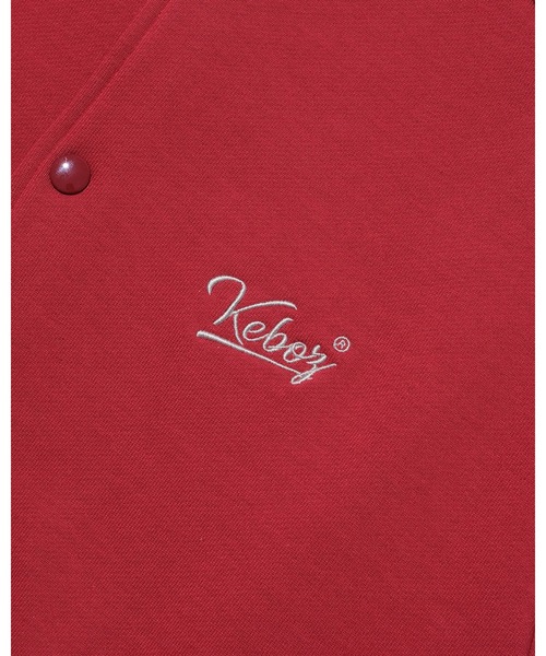 KEBOZ（ケボズ）の「BB LOGO SWEAT VARSITY JACKET（スタジャン・メンズ・ネイビー/グレー/レッド/ブラック/スカイブルー・L/M/S/XL/2XL）」の20枚目の写真