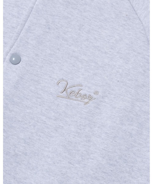 KEBOZ（ケボズ）の「BB LOGO SWEAT VARSITY JACKET（スタジャン・メンズ・ネイビー/グレー/レッド/ブラック/スカイブルー・L/M/S/XL/2XL）」の18枚目の写真