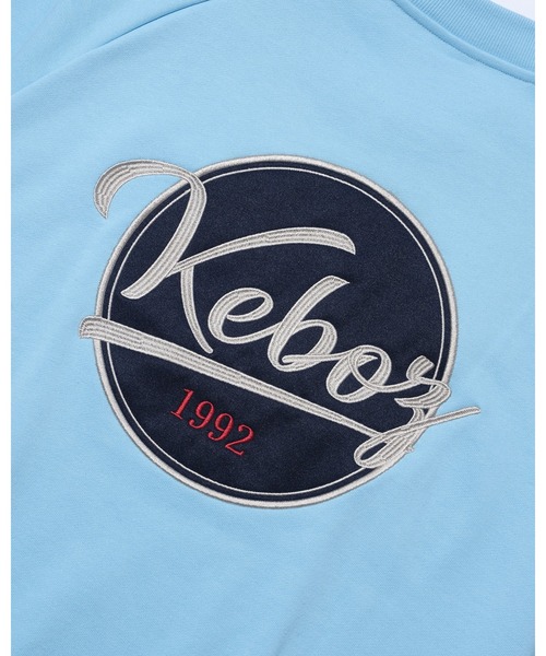 KEBOZ（ケボズ）の「BB LOGO SWEAT VARSITY JACKET（スタジャン・メンズ・ネイビー/グレー/レッド/ブラック/スカイブルー・L/M/S/XL/2XL）」の14枚目の写真