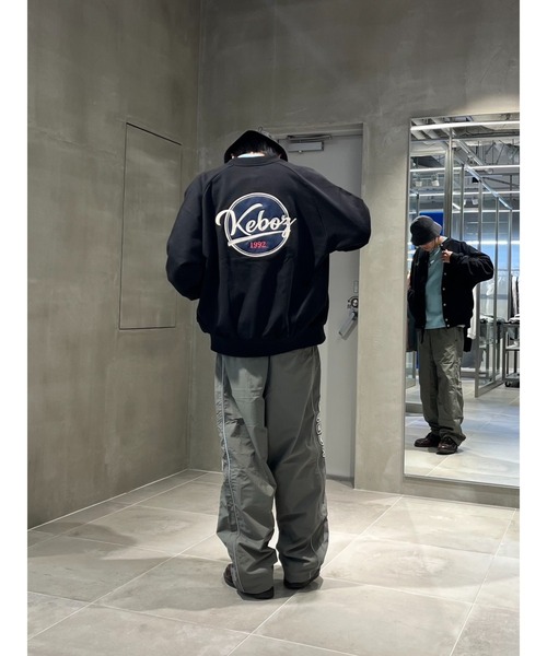 セール】BB LOGO SWEAT VARSITY JACKET（スタジャン）｜KEBOZ（ケボズ