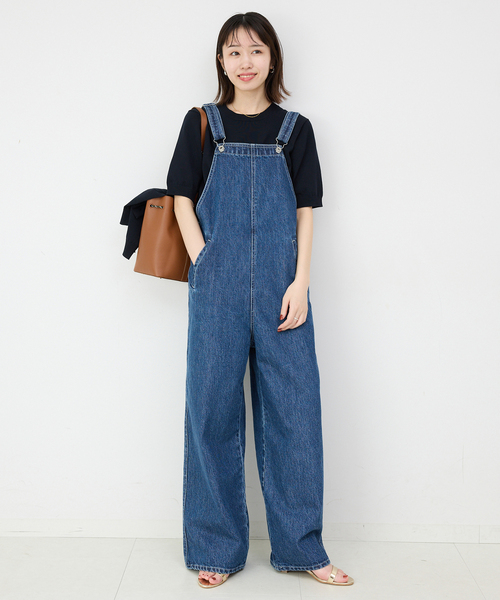 2021AW SLOBE IENA LE DENIMオーバーオール 追加》LE DENIMベイカーオーバーオール（サロペット