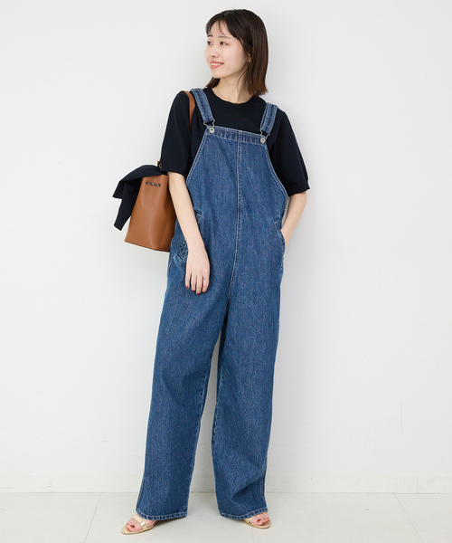 SLOBE IENA（スローブイエナ）の「LE DENIM BARE BK サロペット（サロペット/オーバーオール・レディース・ブルー/グレー・38/36）」の11枚目の写真