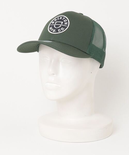 BRIXTON(ブリクストン)の「【BRIXTON】 CREST X MP MESH CAP(キャップ・メンズ・グリーン・ONE SIZE)」の3枚目の写真