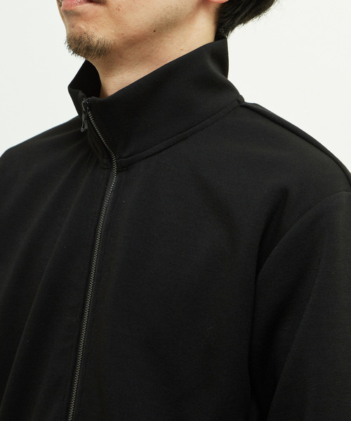 MEN'S MELROSE(メンズメルローズ)の「ウールMIXダンボールトラックジャケット(ブルゾン・メンズ・ブラック/ネイビー・3/4)」の7枚目の写真