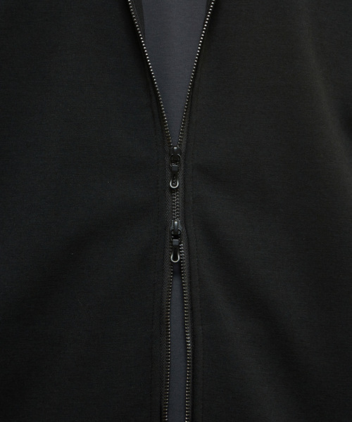 MEN'S MELROSE(メンズメルローズ)の「ウールMIXダンボールトラックジャケット(ブルゾン・メンズ・ブラック/ネイビー・3/4)」の8枚目の写真