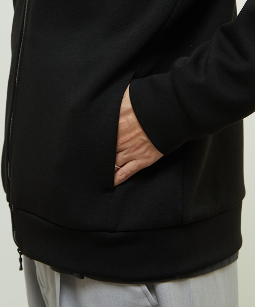 MEN'S MELROSE(メンズメルローズ)の「ウールMIXダンボールトラックジャケット(ブルゾン・メンズ・ブラック/ネイビー・3/4)」の9枚目の写真