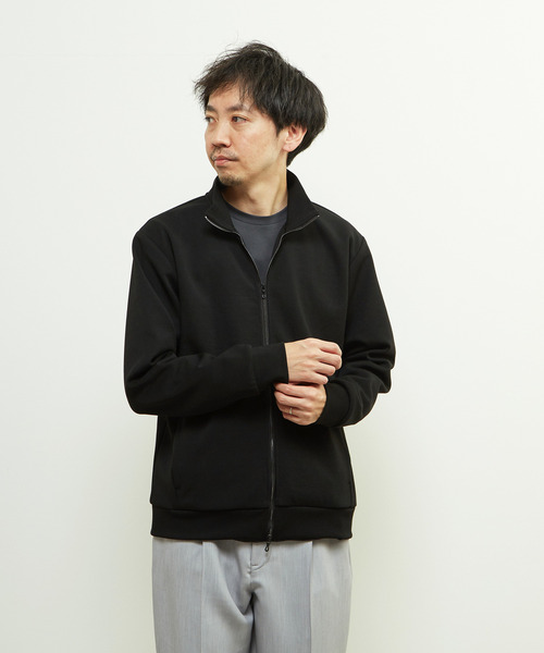 MEN'S MELROSE(メンズメルローズ)の「ウールMIXダンボールトラックジャケット(ブルゾン・メンズ・ブラック/ネイビー・3/4)」の17枚目の写真