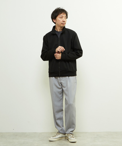 MEN'S MELROSE(メンズメルローズ)の「ウールMIXダンボールトラックジャケット(ブルゾン・メンズ・ブラック/ネイビー・3/4)」の20枚目の写真